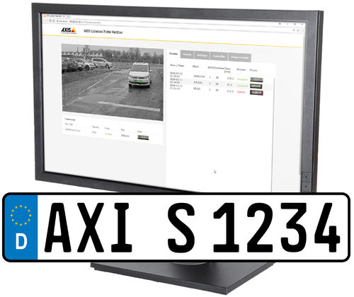 AXIS License Plate Verifier E-License