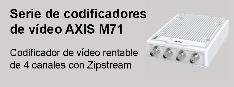 Serie de codificadores de vídeo AXIS M71