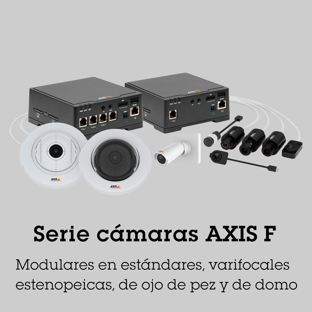 Serie de cámaras modulares AXIS F