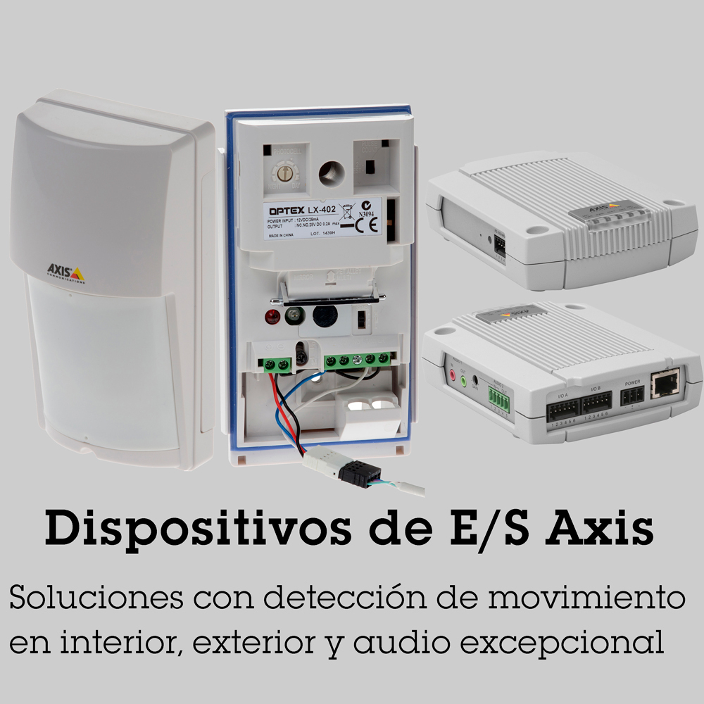 Dispositivos de E/S Axis