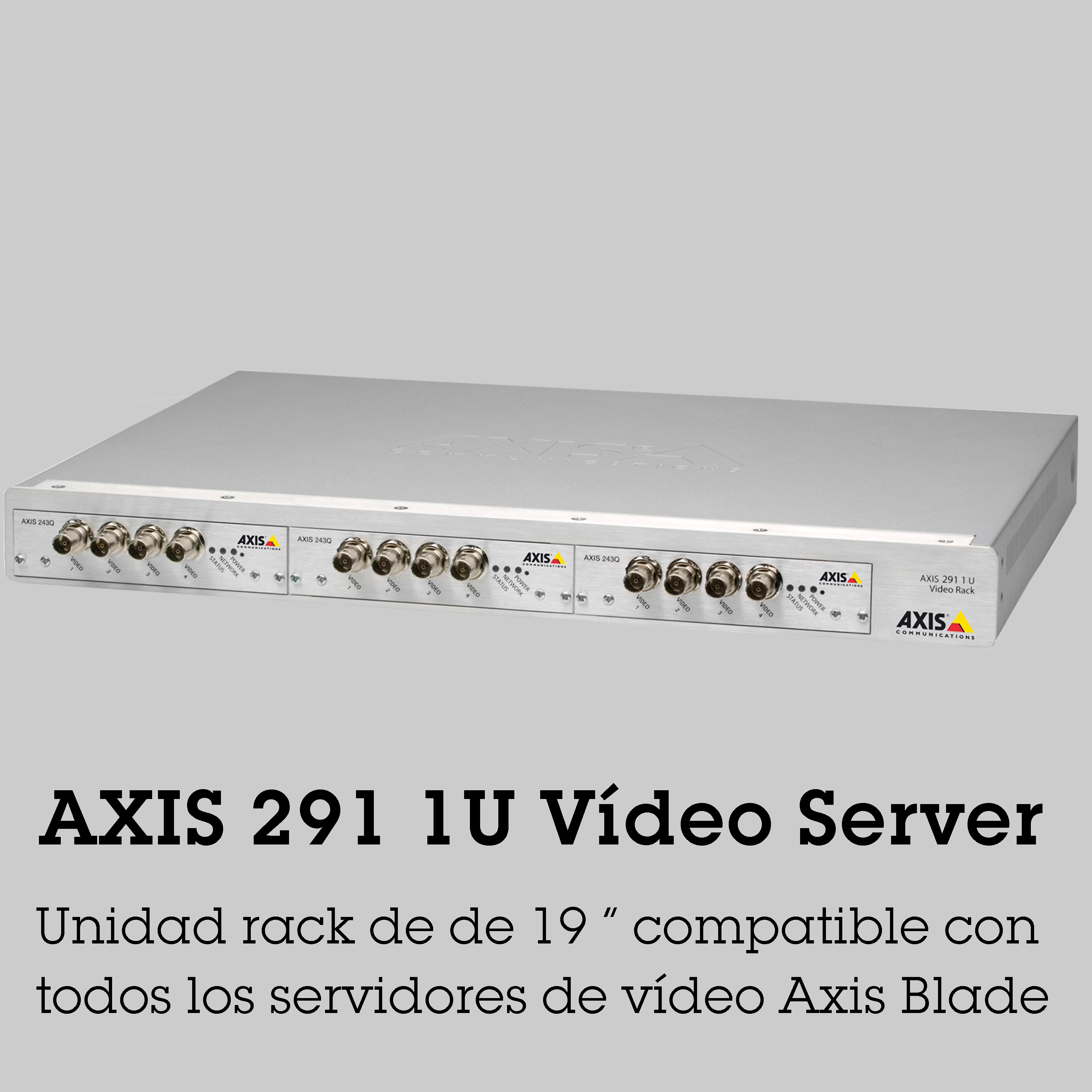 AXIS 291 1U Vídeo Server Rack