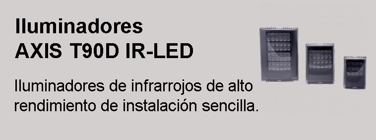 Iluminadores AXIS T90D IR-LED