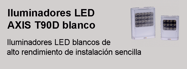 Iluminadores LED AXIS T90D Blanco